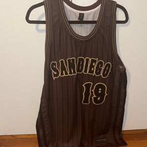 San Diego Brown Basketball Jersey